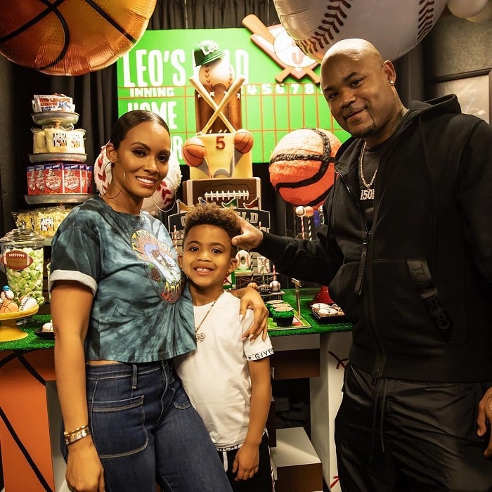Carl Leo Crawford with his estranged parents.